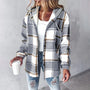 Lässige Hemdjacke Mit Kapuze - Felicia