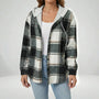 Lässige Hemdjacke Mit Kapuze - Felicia