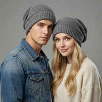 Lässige Slouchy-Strickmütze - Charlie