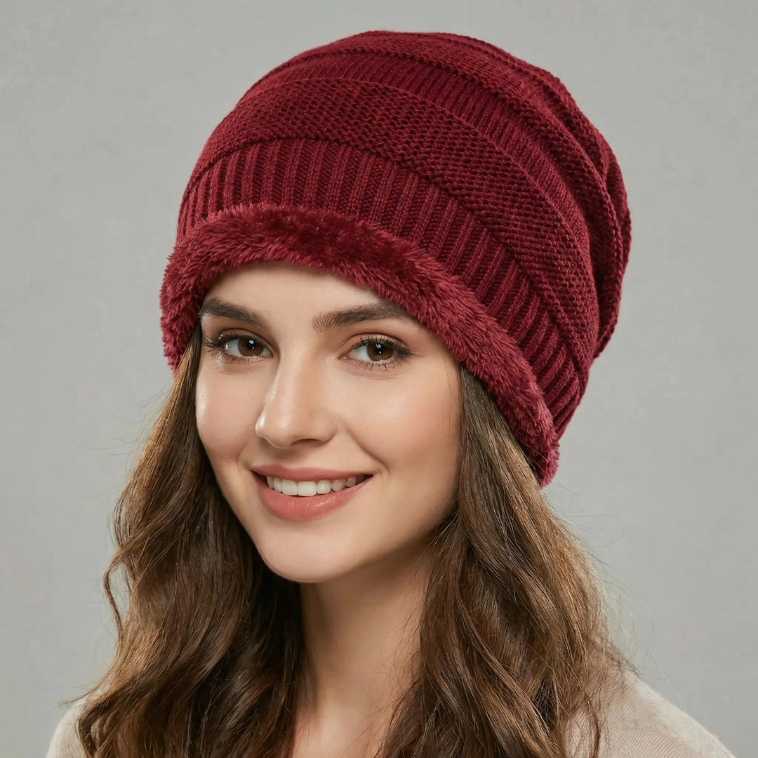 Lässige Slouchy-Strickmütze - Charlie