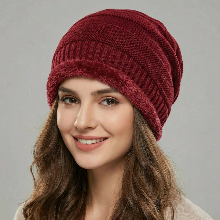 Lässige Slouchy-Strickmütze - Charlie