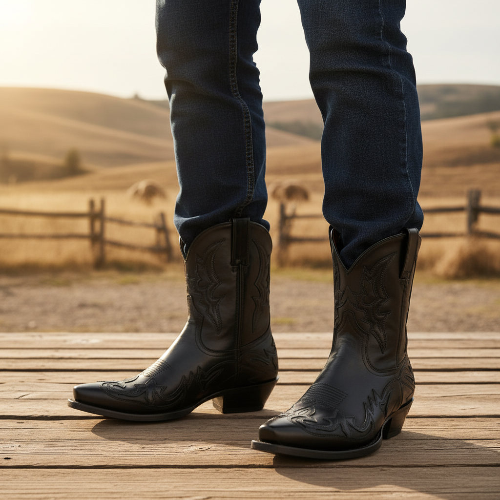 Leder Cowboystiefel - Jonah