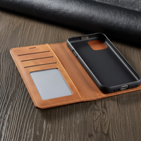 Leder Klapphülle Mit Kartenfach - LeatherFoliox