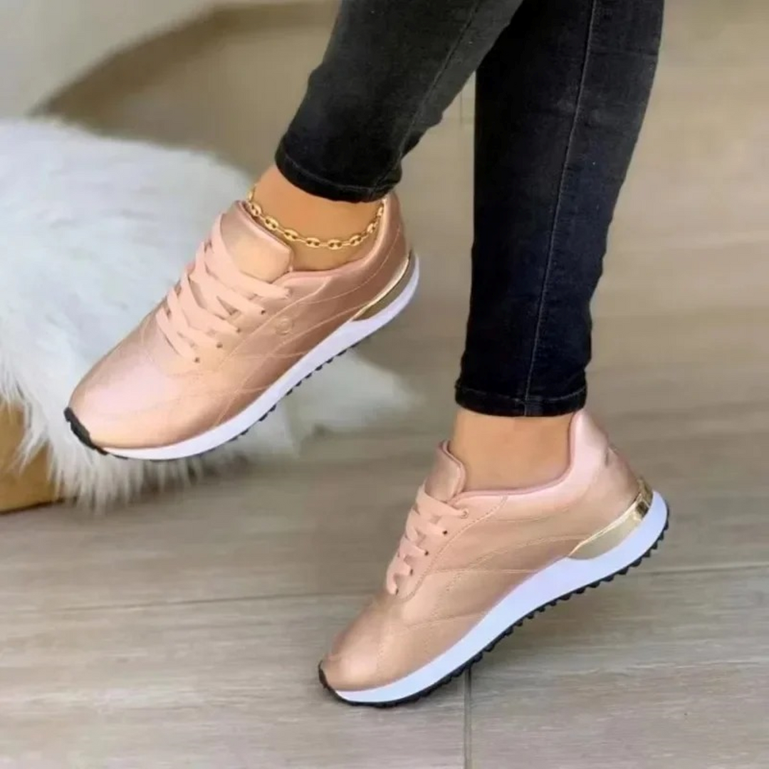 Bequeme Leder Damensneaker - Celia