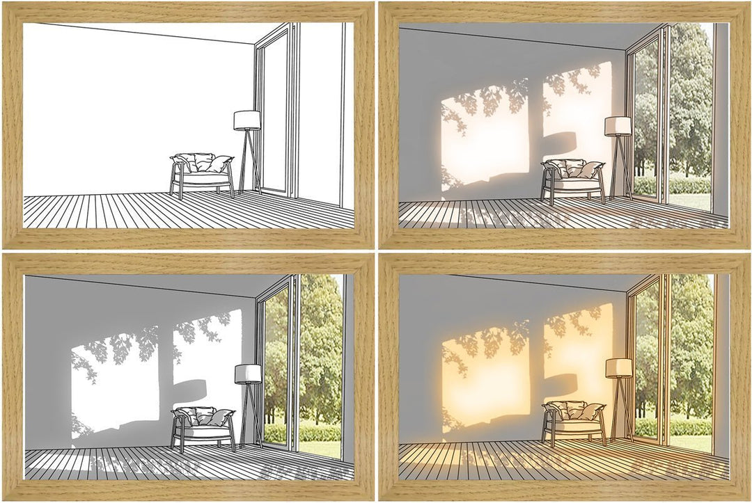 LED Verlichtingsschilderij – Luminza