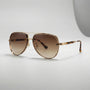 Leichte Aviator-Sonnenbrille - Marleen