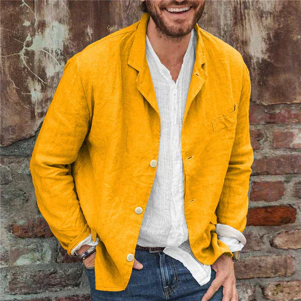 Leichte Jacke Mit Knopfleiste - Henrick