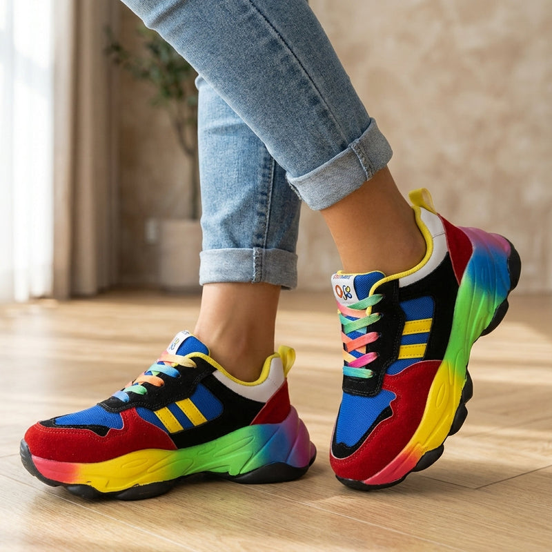 Leichter Mehrfarbiger Sportschuh - Nevaeh