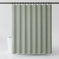 Leichter Polyester Duschvorhang - SereneCurtain