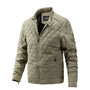 Lässige Herren-Herbstjacke mit Diamantmuster – Max