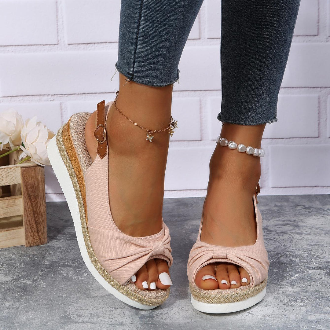 Damen-Sandalen mit Keilabsatz - ComfiLift