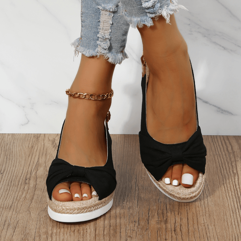 Damen-Sandalen mit Keilabsatz - ComfiLift