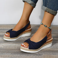 Damen-Sandalen mit Keilabsatz - ComfiLift