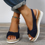 Damen-Sandalen mit Keilabsatz - ComfiLift