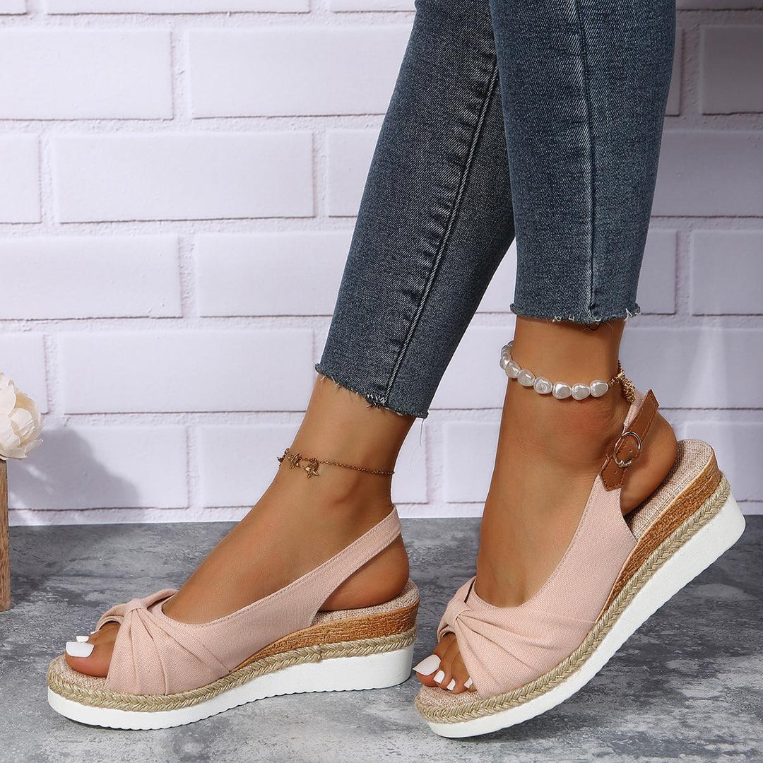 Damen-Sandalen mit Keilabsatz - ComfiLift