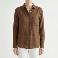 Lightweight Button-Up Shirt -  Alison