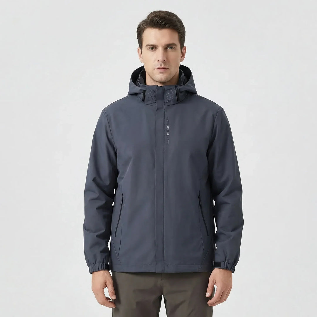 Lightweight Hooded Outdoor Rain Jacket -  Torrex