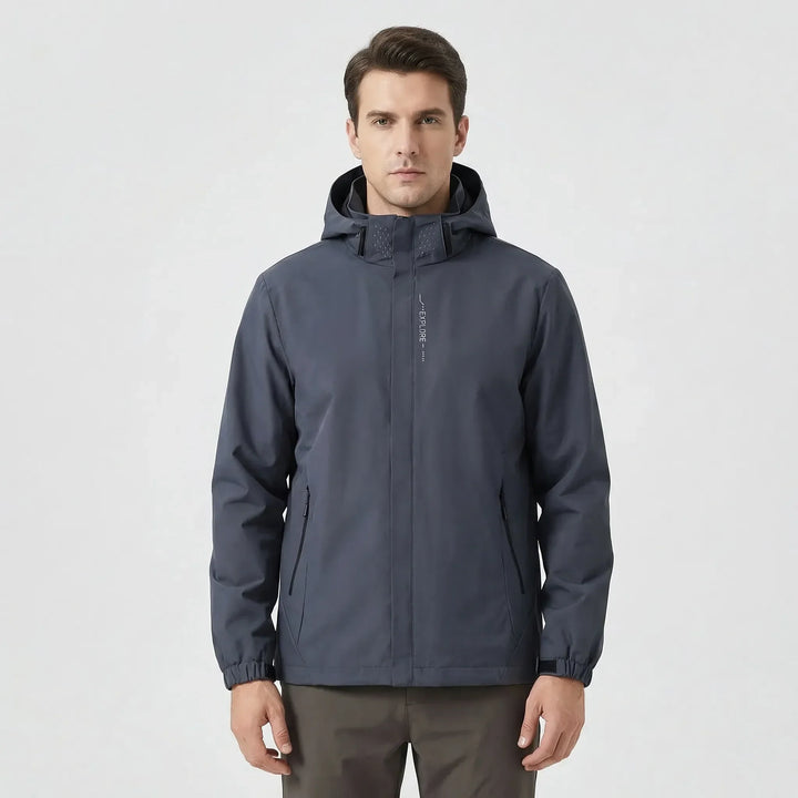 Lightweight Hooded Outdoor Rain Jacket -  Torrex