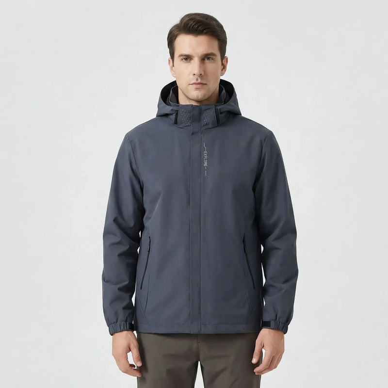 Lightweight Hooded Outdoor Rain Jacket -  Torrex