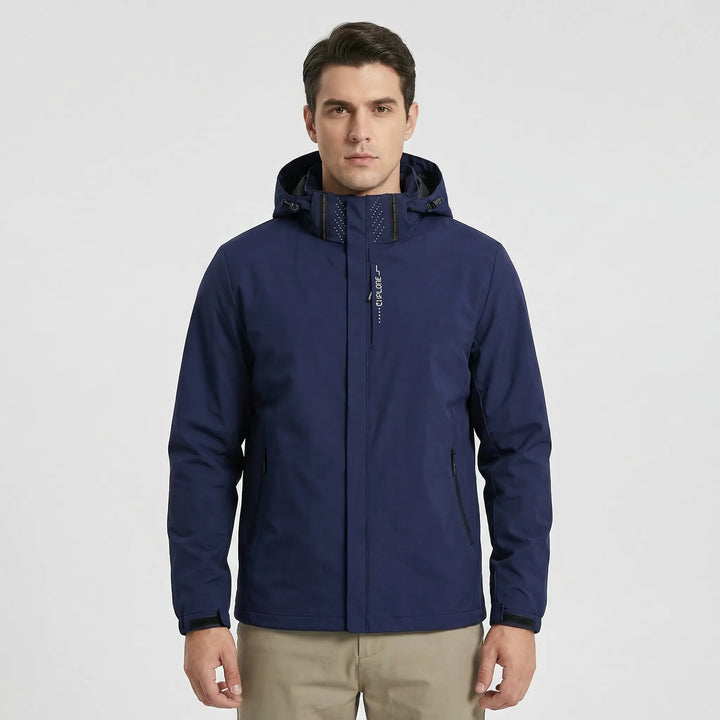 Lightweight Hooded Outdoor Rain Jacket -  Torrex