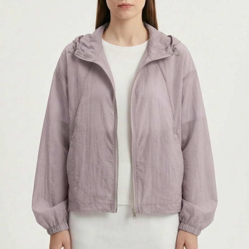 Lightweight Hooded Windbreaker -  Kathryn