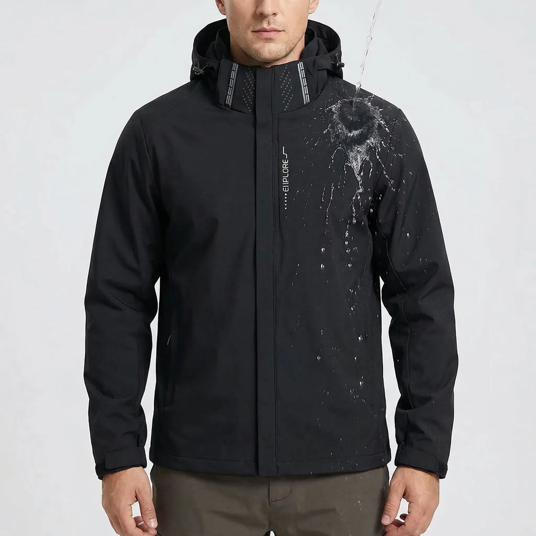 Lightweight Hooded Windbreaker For Men -  Trailcove