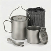 Lightweight Titanium Camp Cookware Set -  Trekvess