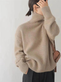 Weicher Kaschmir Damen-Rollkragenpullover - Seraphina