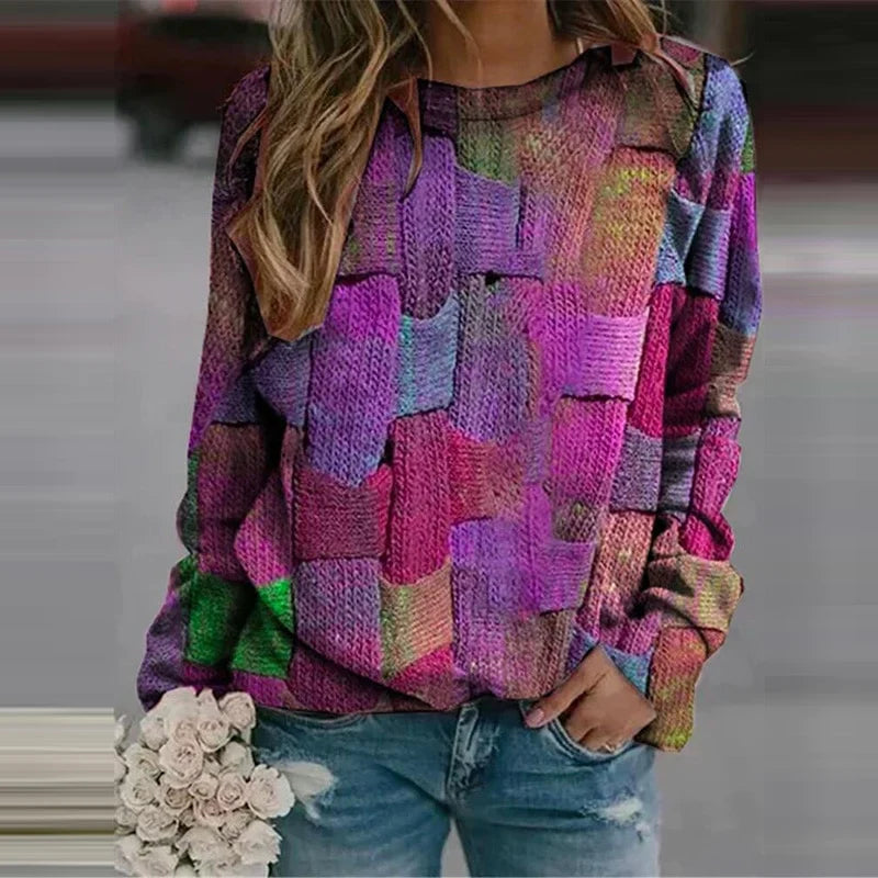 Bunte Damen Pullover - Ella