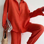 Damen Sommer-Set mit luftiger Bluse und weiter Hose – Noa