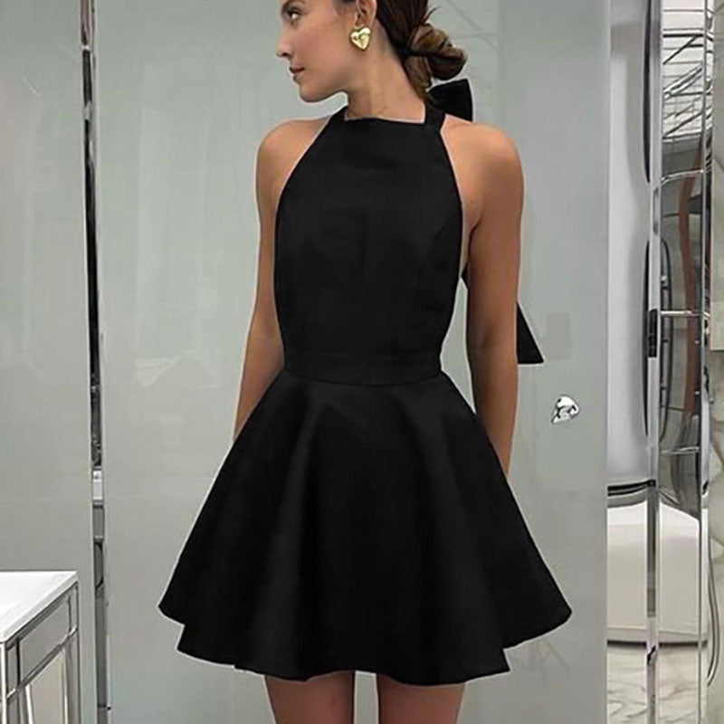 Satin Cocktailkleid mit Flare-Schnitt - Valeria