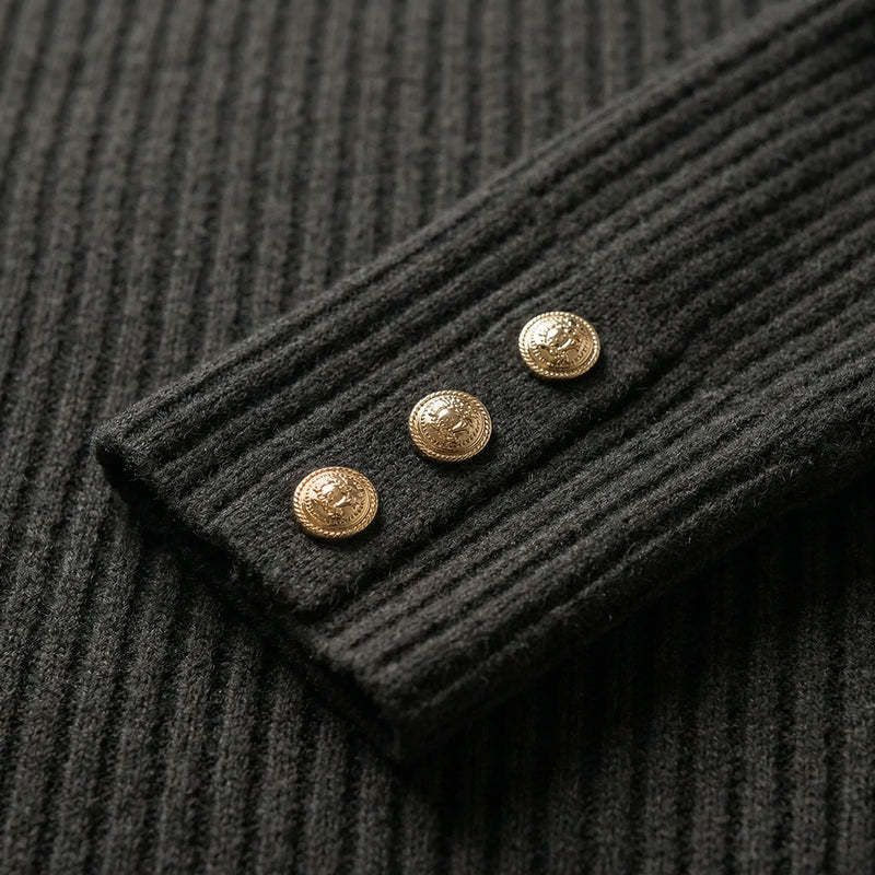 Locker Geschnittener Strickpullover - Charlotta