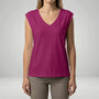 Lockeres V-Ausschnitt-Shirt - Nadine