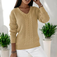 Lockergeschnittener Langarm-Pullover - Carla