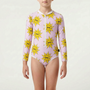 Long-Sleeved Children's Swimsuit - Pebblekin