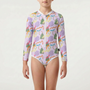 Long-Sleeved Children's Swimsuit - Pebblekin