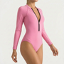 Long-Sleeved One-Piece Swimsuit - Zeniqa