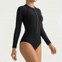 Long-Sleeved One-Piece Swimsuit - Zeniqa