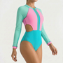 Long-Sleeved One-Piece Swimsuit - Zeniqa