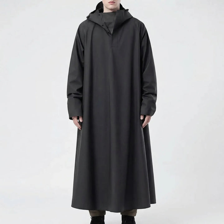 Long Hooded Riding Rain Jacket -  Drizlecape