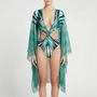Long Sleeve Cutout Monokini - Tropina