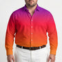 Long Sleeve Gradient Button-Down Shirt - Herbert