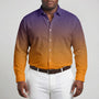 Long Sleeve Gradient Button-Down Shirt - Herbert