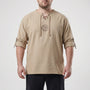Long Sleeve Viking Embroidery Shirt - Brett