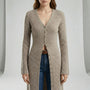 Longline-Cardigan Mit Knopfleiste - Lisann