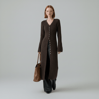Longline-Cardigan Mit Knopfleiste - Lisann