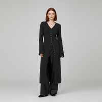 Longline-Cardigan Mit Knopfleiste - Lisann