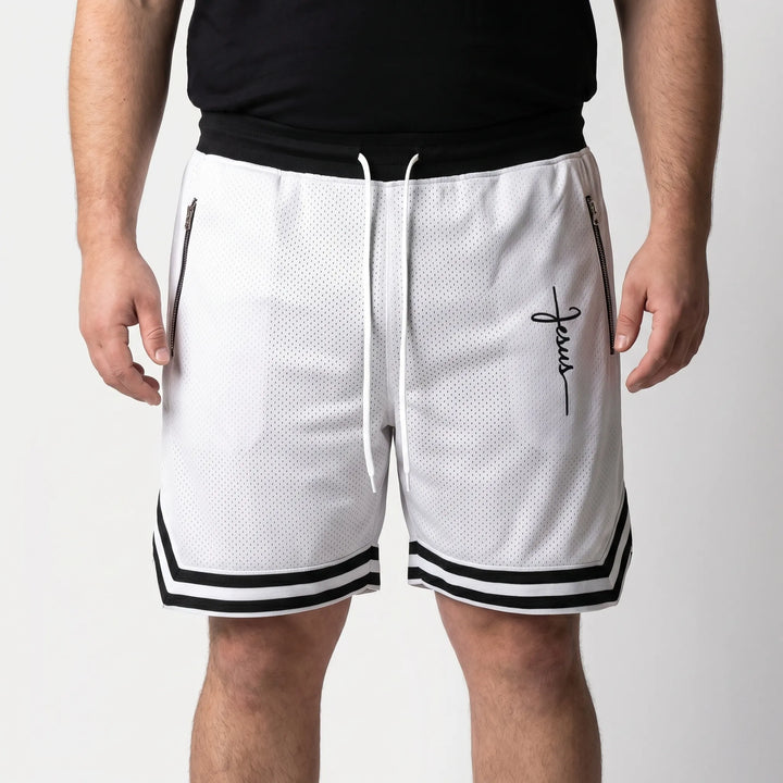 Loose Fit Athletic Basketball Shorts - Chad