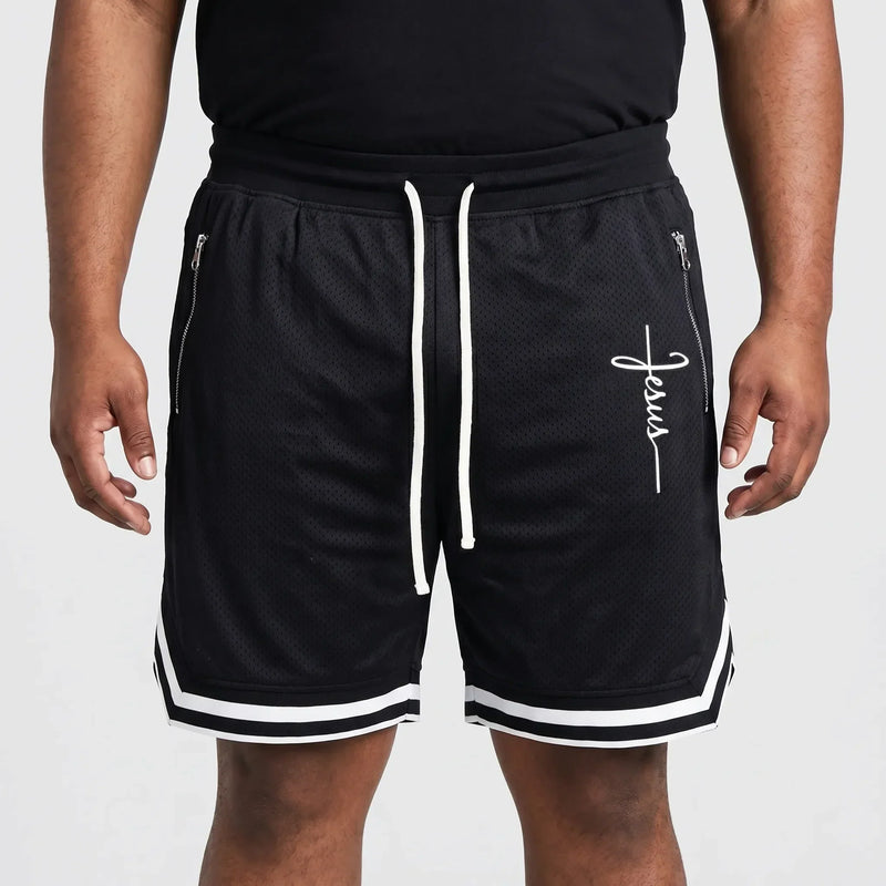 Loose Fit Athletic Basketball Shorts - Chad