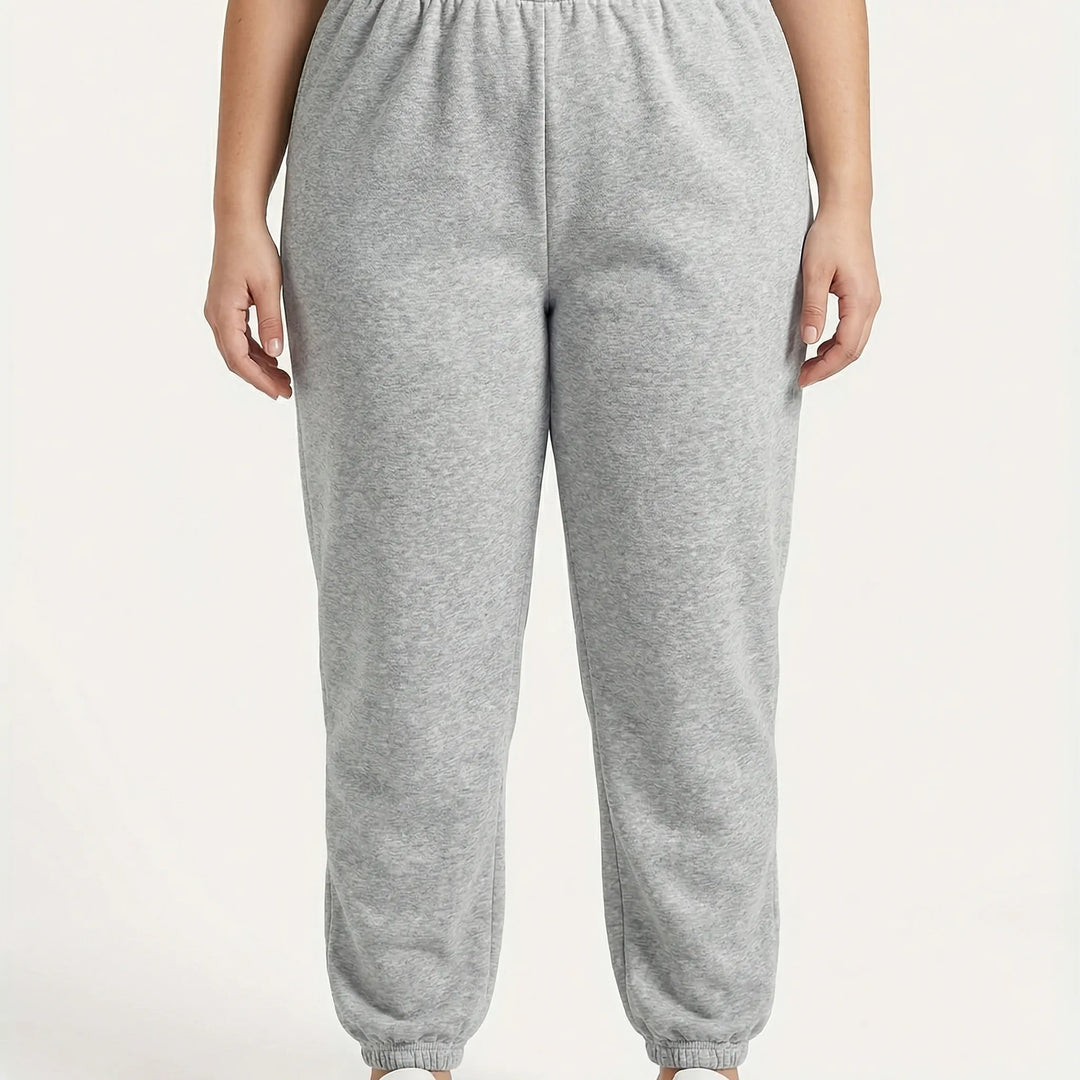 Loose Fit Plus Size Joggers - Elaine